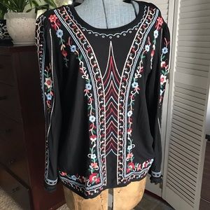One September Embroidered Top
